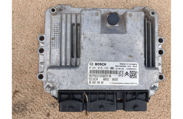 Peugeot Bipper Nemo 1.4 HDI ECU motorvezrl 9666934680, 0281015132