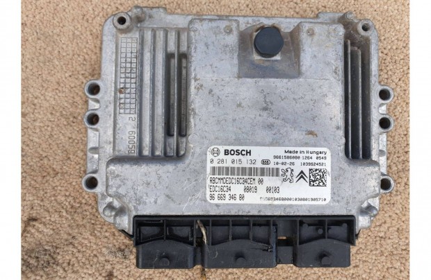 Peugeot Bipper Nemo 1.4 HDI ECU motorvezrl 9666934680, 0281015132