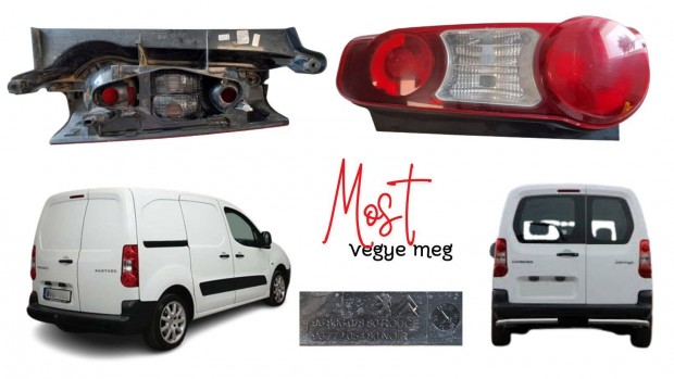 Peugeot Partner, Citroen Berlingo vezet oldali hts lmpa 9680607880