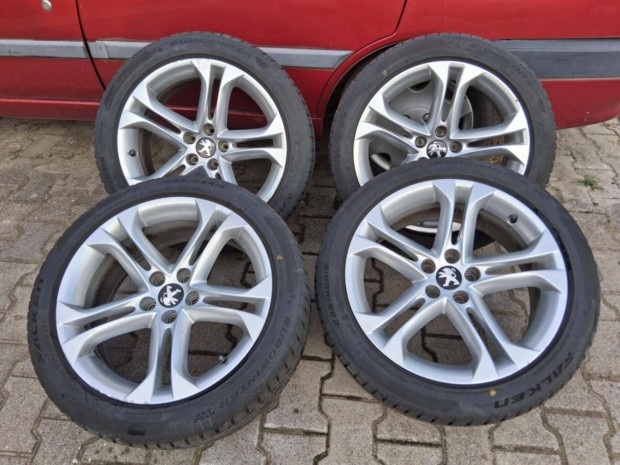 Peugeot Rcz gyári alufelni 5x108 felni 18 col gumi 235/45 r18 téli