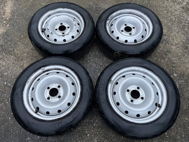 Peugeot, Citroen 4x108 14" lemezfelni 175/65r14 nyári gumikkal
