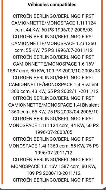 Peugeot partner-Citroen berlingo szerv� szivatty� /Benzines/ �j