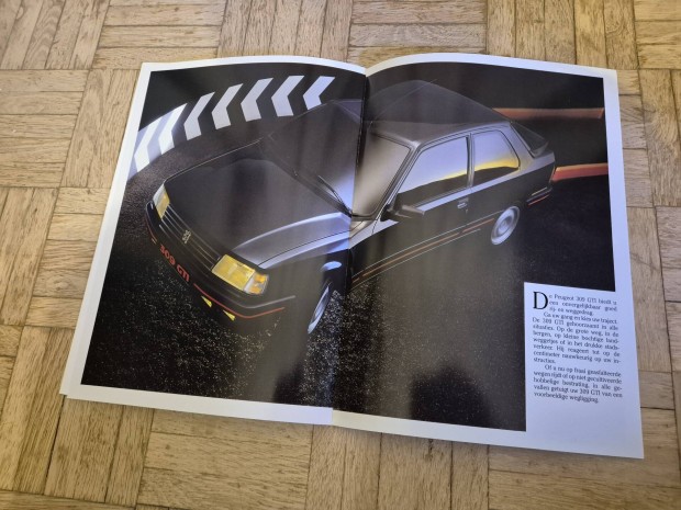 Peugeot ritka 309 GTI prospektus katalógus OT