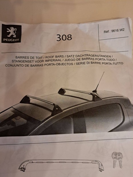 Peugeot tet csomagtart