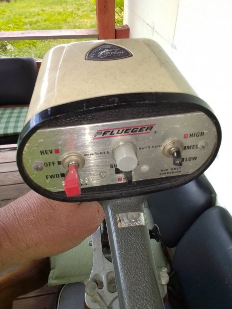 Pflueger Supreme M 30 12 V csónak motor hibátlan USA gyártmány