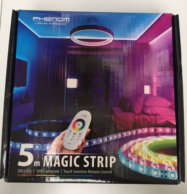 Phenom 55843 RGB LED szalag "Magicstrip" 5m-100+ program, rints tvi