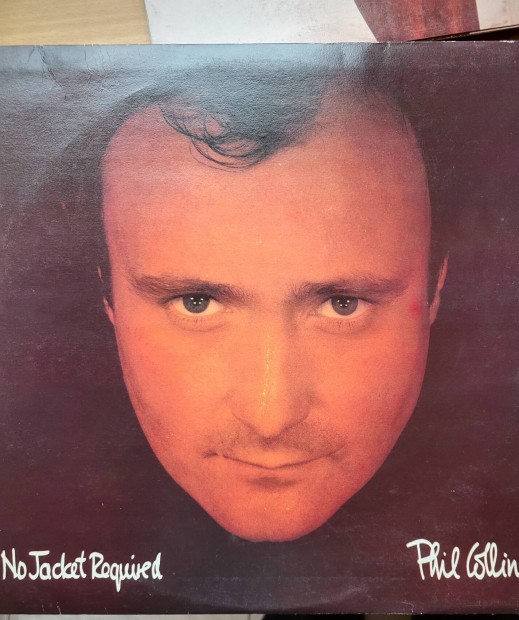 Phil Collins No jacket recquired bakelit vinyl lemez 