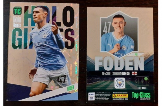 Phil Foden Manchester City Holo Giants focis krtya Top Class 2024