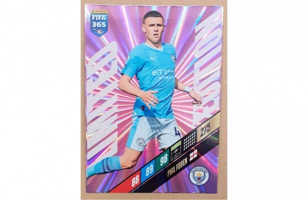 Phil Foden Manchester City Limited focis krtya Panini FIFA 2024