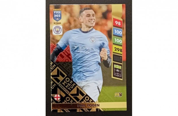 Phil Foden Manchester City Momentum focis krtya Panini FIFA 365: 2025