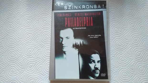 Philadelphia DVD film-Tom Hanks Denzel Washington