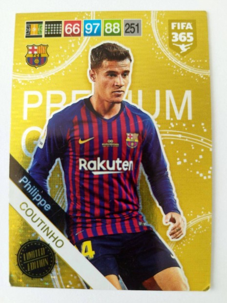 Philippe Coutinho Limited Edition Premium Gold fociskrtya