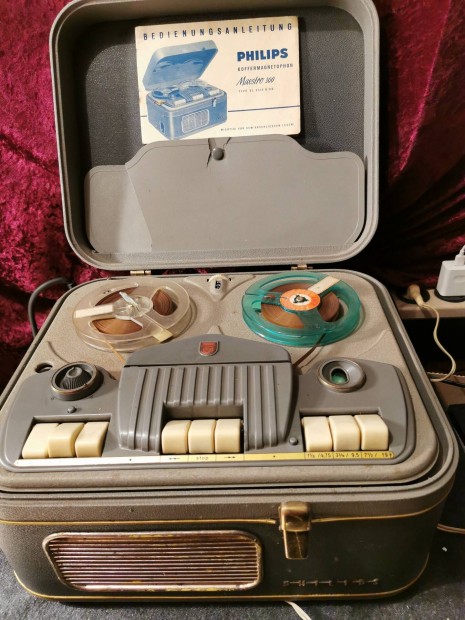 Philips 1958 Orsós MAGNÓ És Erősítő