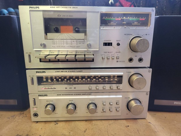 Philips 2312 vintage hifi torony