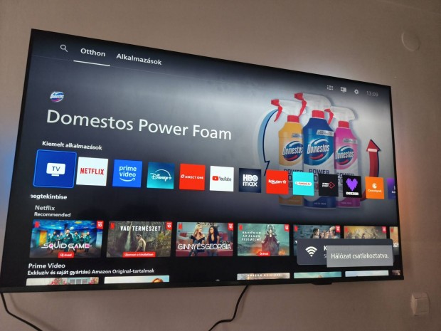 Philips 4-k,139 cm-es beeptett ledes tv elad 