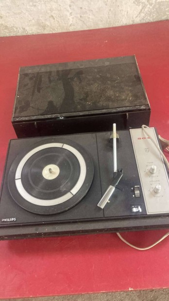 Philips 504 bakelit lemez lejátszó!