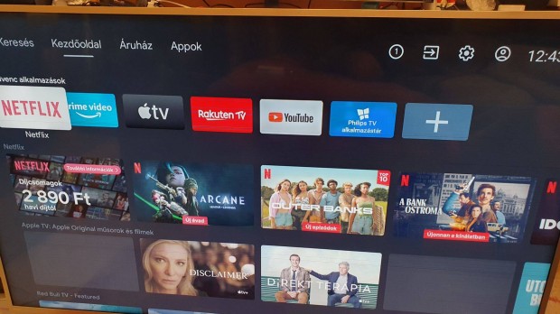 Philips 58Pus8545/12 UHD LED tv kijelző hibás csíkos kép!