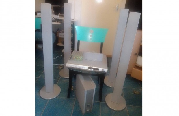Philips 5.1 házimozi hangfalkészlet, 6 db hangfal együtt