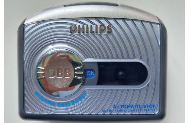 Philips AQ6401 Sztere Walkman Kazetts MAGN Philips Cassette Player