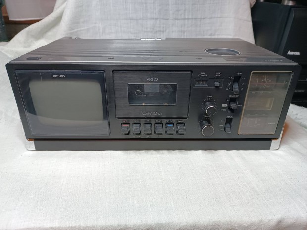 Philips ART20/00 fekete-fehr TV, kazetts magn, rdi komb