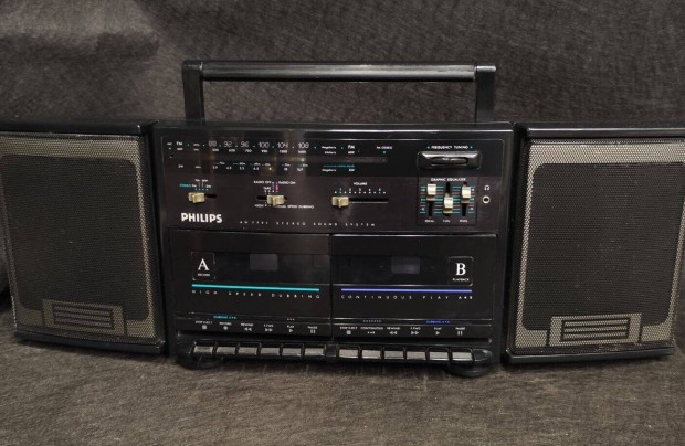 Philips AW7791 rdis magn boombox 1990-es vek