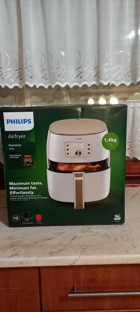 Philips Airfryer Premium XXL Garancival!Forrlevegs st 1,4kg 7.3L