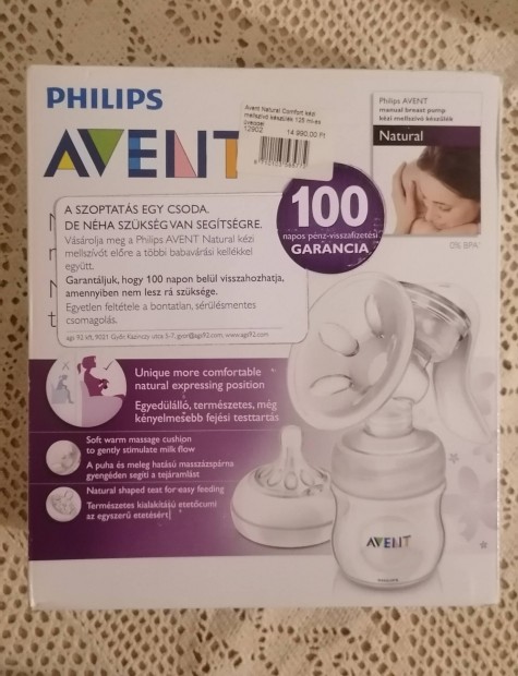 Philips Avent kzi mellszv 5 db cumisveggel