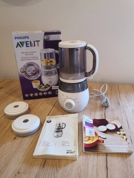 Philips Avent turmix pároló, bébiétel készítő