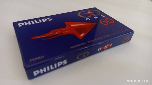 Philips CD One 60 audio kazetta j bontatlan tbb db!