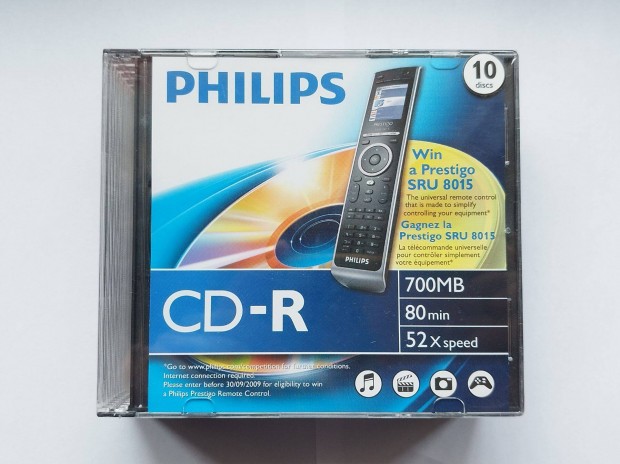 Philips CD lemez, 10 db bontatlan csomagolsban