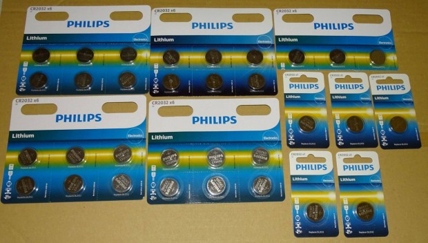 Philips CR 2032 3V ltium gombelem