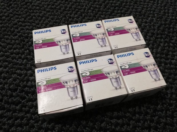 Philips Corepro LED Spot GU10 izz 5W, 4000K, 550lm, 120fok elad