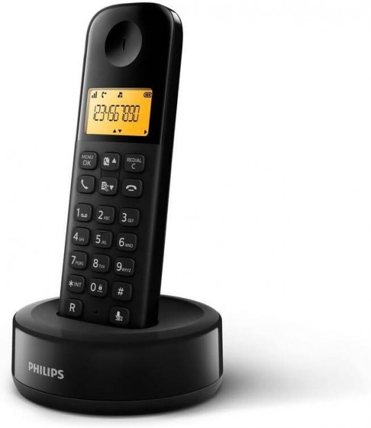 Philips D1601B vezetk nlkli telefon, DECT telefon Nincs Benne MAGYA
