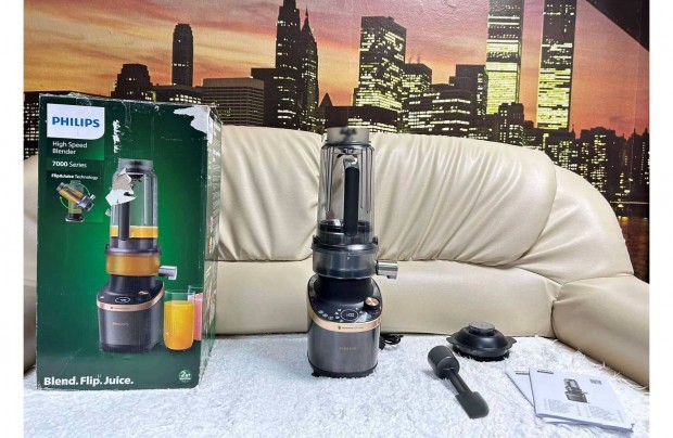 Philips Flip & Juice turmixgéppel szűrt és rostos gyümölcsleveket