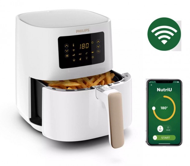 Philips HD9255/30 WiFi SMART 5000 Series AirFryer 1400W 4.1L 0.8kg fe