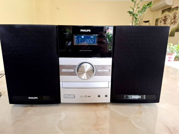 Philips MCM205 Mini Hifi MP3 WMA USB Line-In tvirnyt Bluetooth