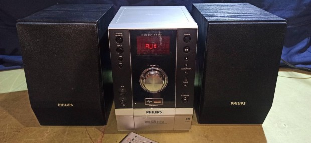 Philips MCM393 mini hifi AUX, USB, foxpost az rban 