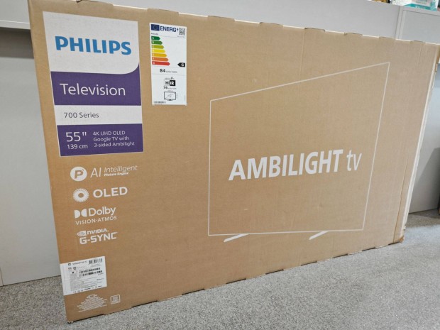 Philips j Bontatlan 139cm es OLED TV 430e helyett 330e rt elad!