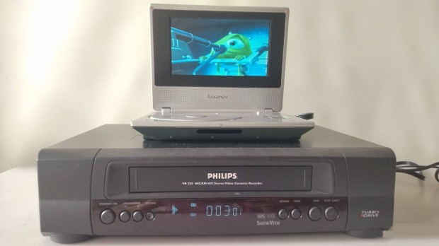 Philips VCR VR520-58 HIFI VHS Video, Videomagn