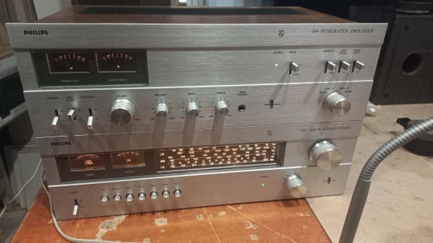Philips erősítő és tuner szép állapotban