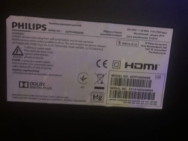 Philips full HD Led Tv