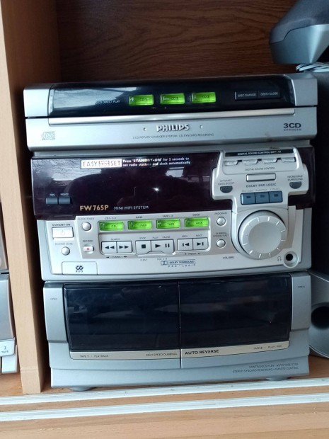 Philips házimozis mini HiFi 5 hangfallal távrányítóval