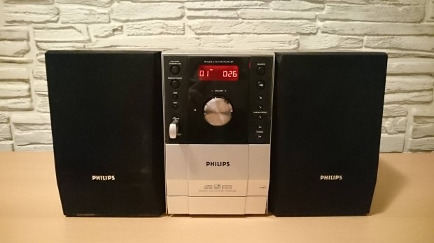 Philips hifi, erst, USB, CD lejtsz, rdi, kazetts magn, AUX