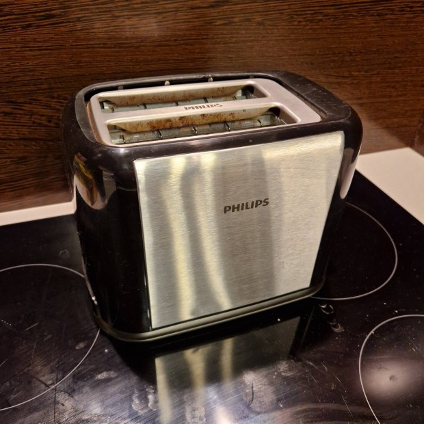 Philips inox 2 szeletes kenyérpirító toast