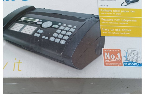 Philips klasszic tel.,fax, nyomtat egyben(szinte j) 8000 Ft XVII.I
