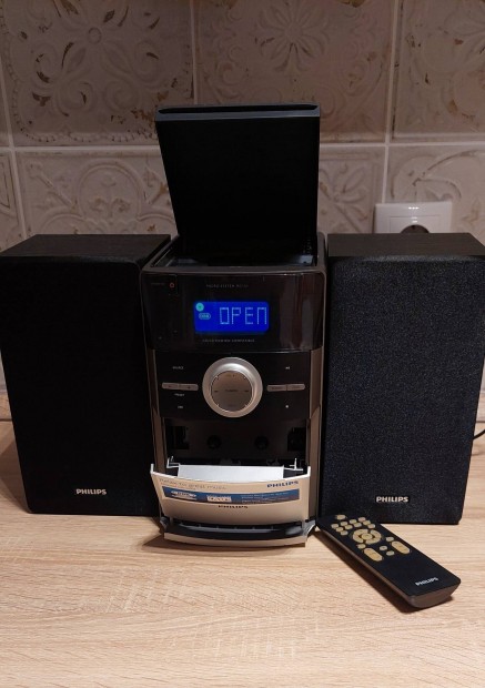 Philips mini hi-fi/rdi,DC,kazetta/