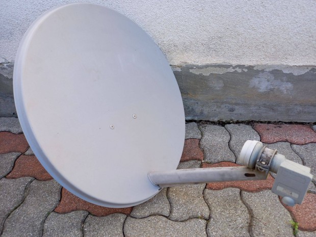 Philips parabola antenna tányér, vevő fejjel, 60 cm