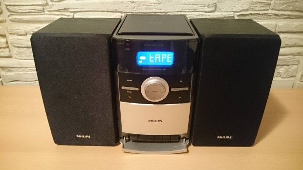 Philips jszer hifi, erst, CD lejtsz, rdi, kazetts magn, AUX