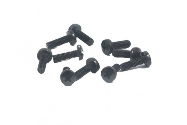 Phillips csavar M5x16 fekete (10 db)