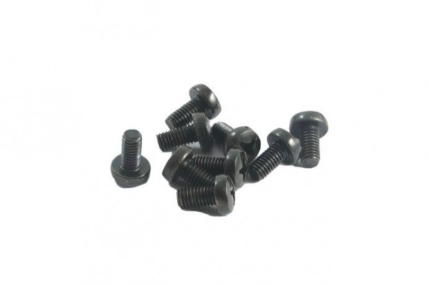 Phillips csavar M6x12 fekete (10 db)